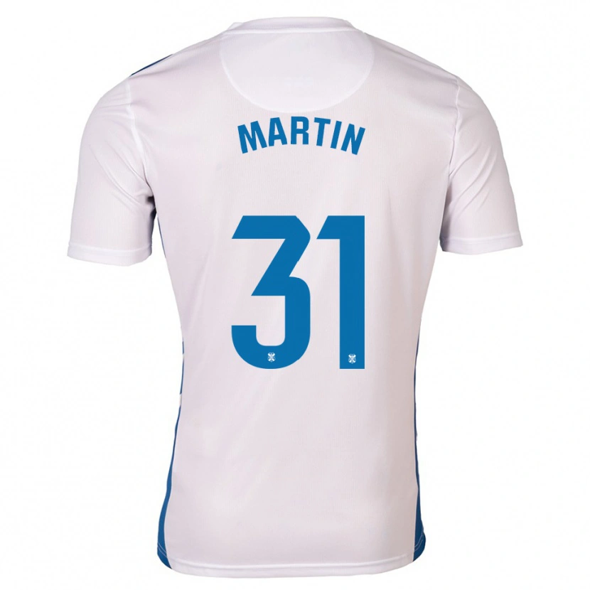 Danxen Dámské Guille Martin #31 Bílá Modrá Domů Hráčské Dresy 2025/26 Dres