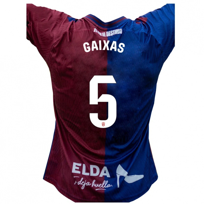 Danxen Dámské Arnau Gaixas #5 Modrá Červená Domů Hráčské Dresy 2025/26 Dres