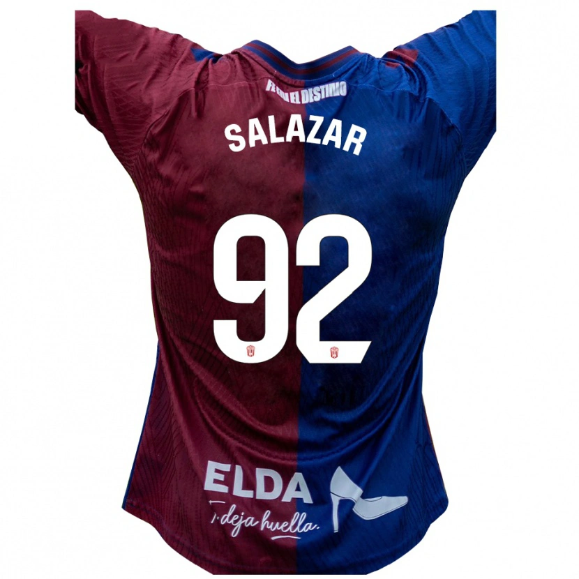 Danxen Dámské Israel Salazar #92 Modrá Červená Domů Hráčské Dresy 2025/26 Dres