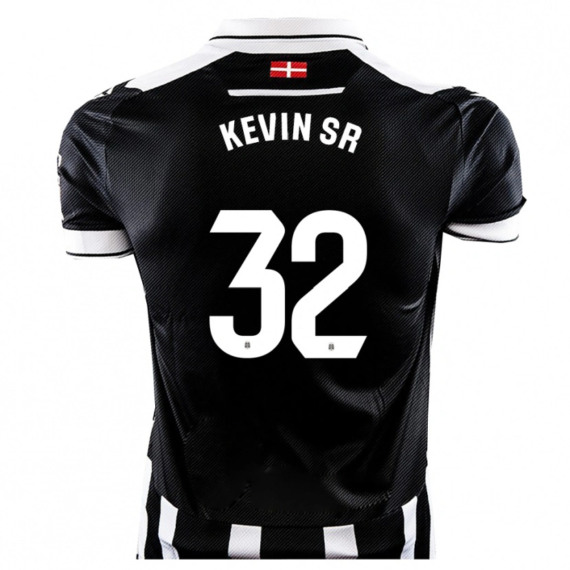 Danxen Dámské Kevin Sánchez #32 Černá Bílá Domů Hráčské Dresy 2025/26 Dres