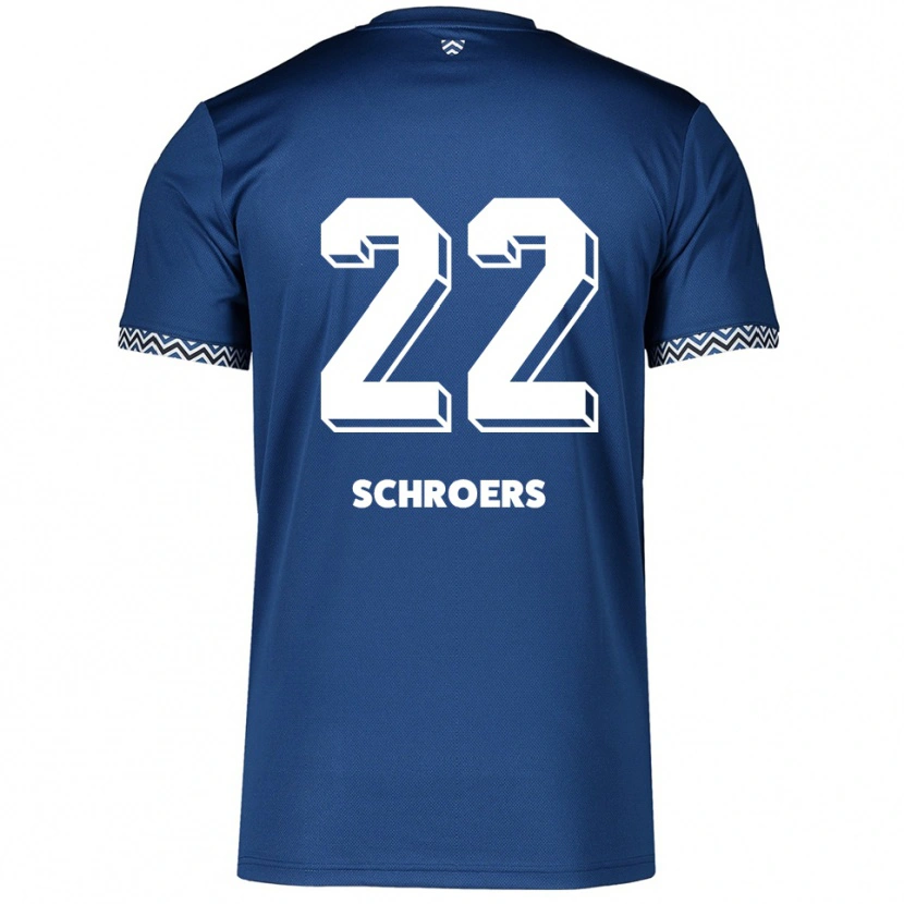 Danxen Dámské Mika Schroers #22 Námořnická Bílá Domů Hráčské Dresy 2025/26 Dres