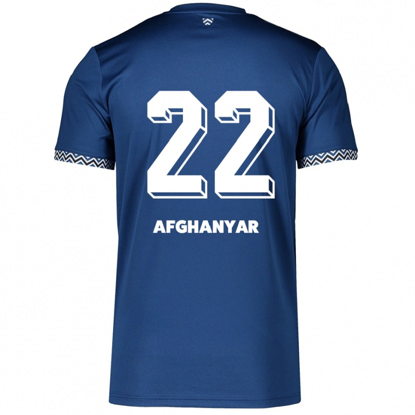 Danxen Dámské Bellal Afghanyar #22 Námořnická Bílá Domů Hráčské Dresy 2025/26 Dres