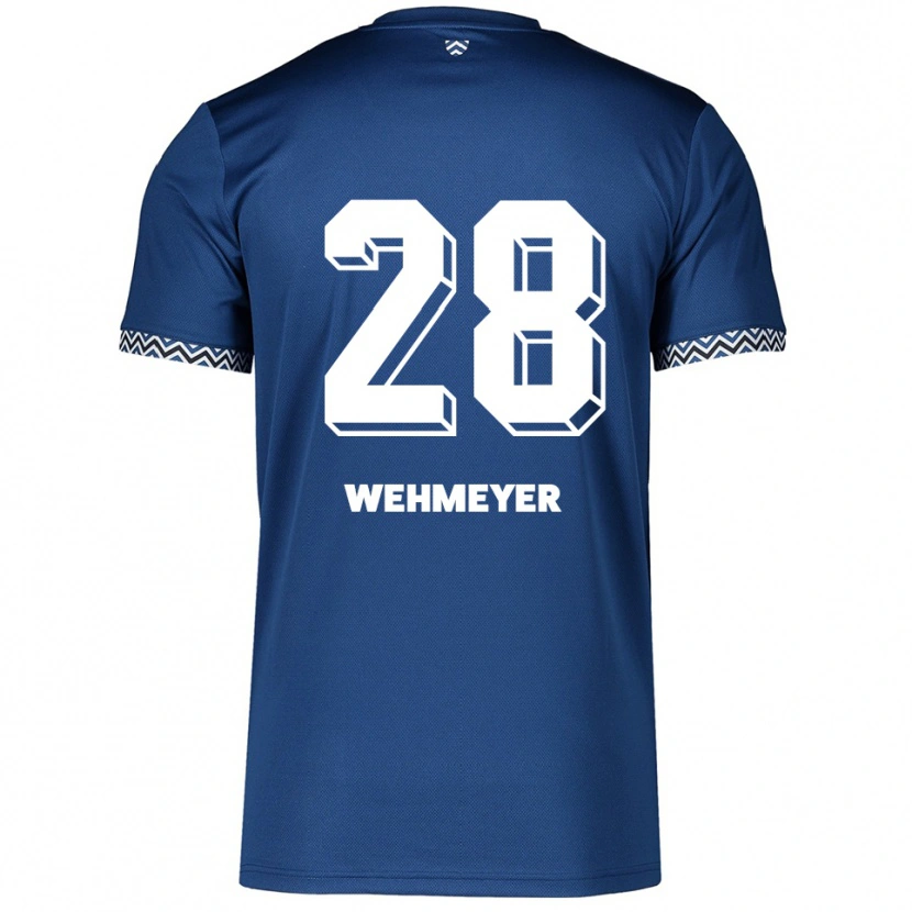 Danxen Dámské Hannah Wehmeyer #28 Námořnická Bílá Domů Hráčské Dresy 2025/26 Dres