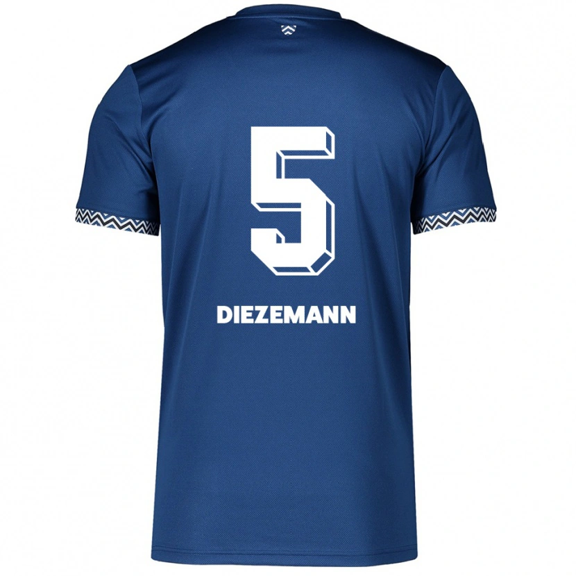 Danxen Dámské Yoost Diezemann #5 Námořnická Bílá Domů Hráčské Dresy 2025/26 Dres