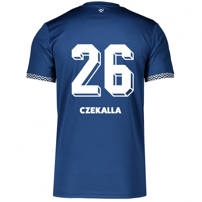 Danxen Dámské Anna Czekalla #26 Námořnická Bílá Domů Hráčské Dresy 2025/26 Dres