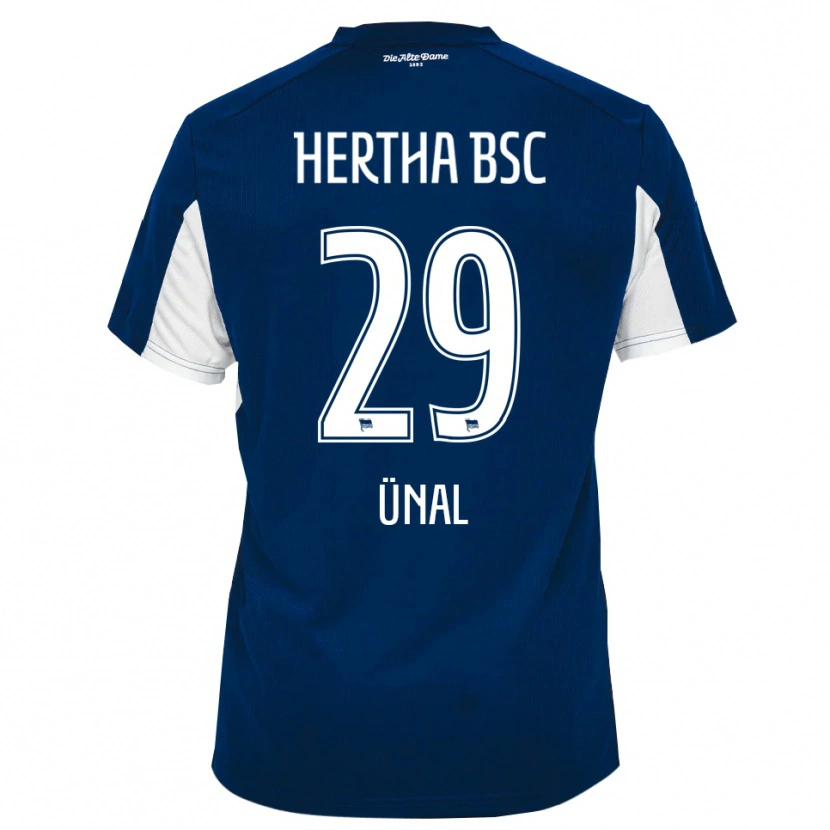 Danxen Dámské Yunus Ünal #29 Bílá Modrá Domů Hráčské Dresy 2025/26 Dres