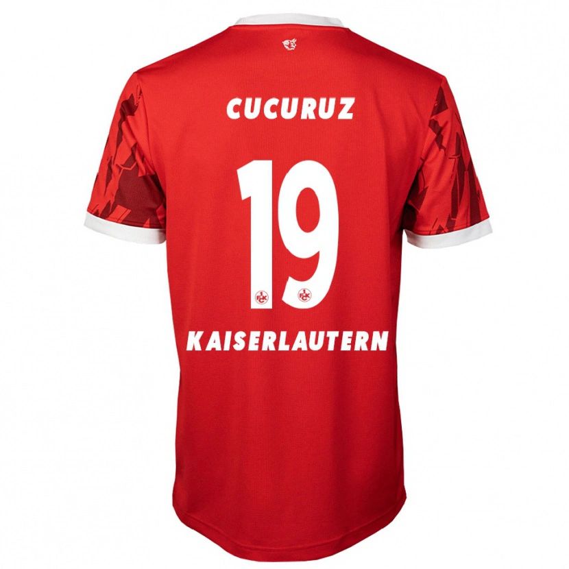 Danxen Dámské Nichita Cucuruz #19 Červená Bílá Domů Hráčské Dresy 2025/26 Dres