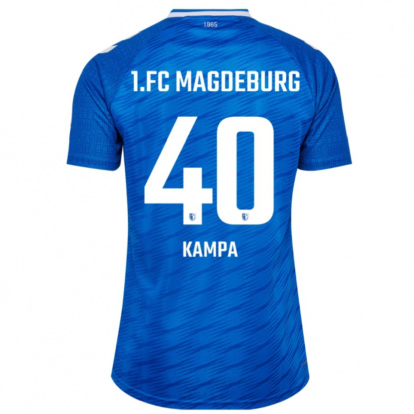 Danxen Dámské Robert Kampa #40 Modrá Bílá Domů Hráčské Dresy 2025/26 Dres