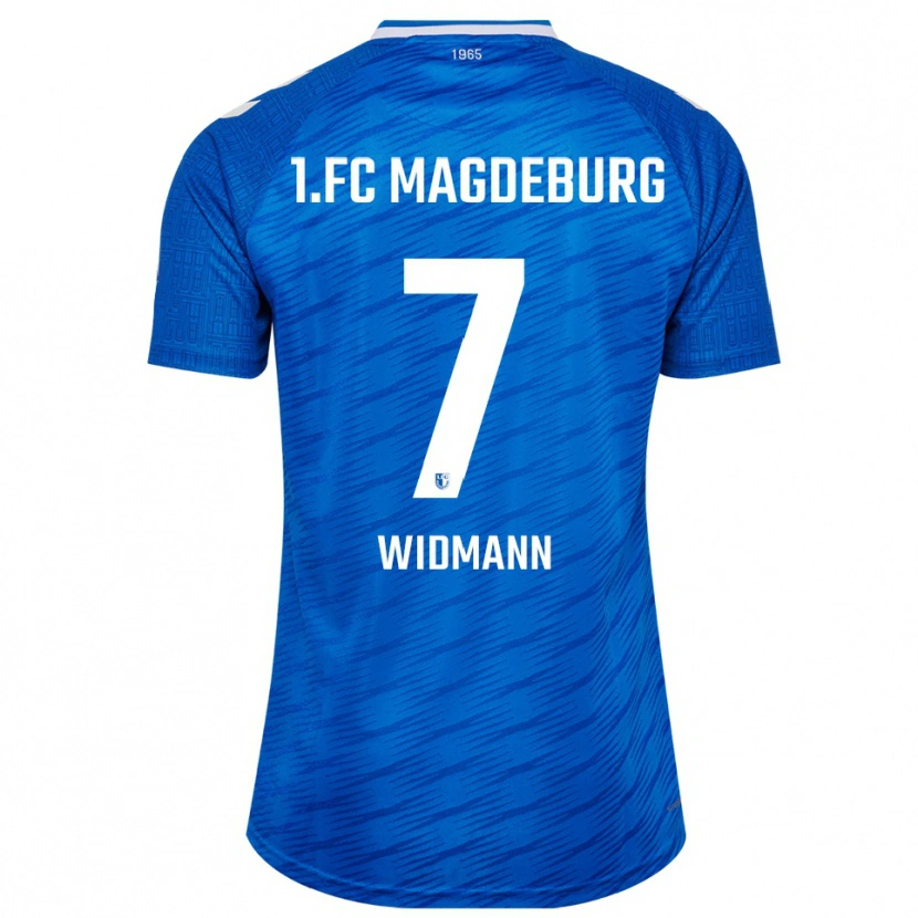 Danxen Dámské Elisio Widmann #7 Modrá Bílá Domů Hráčské Dresy 2025/26 Dres