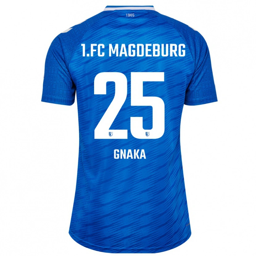 Danxen Dámské Silas Gnaka #25 Modrá Bílá Domů Hráčské Dresy 2025/26 Dres