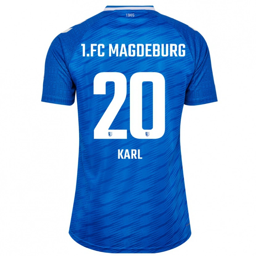 Danxen Dámské Emma Karl #20 Modrá Bílá Domů Hráčské Dresy 2025/26 Dres