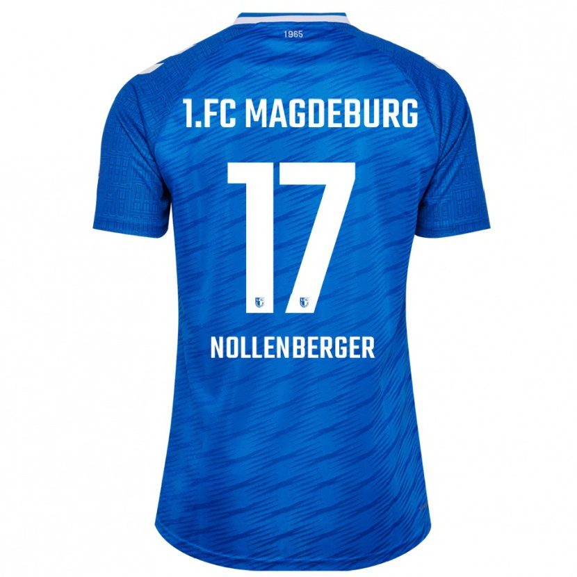 Danxen Dámské Alexander Nollenberger #17 Modrá Bílá Domů Hráčské Dresy 2025/26 Dres