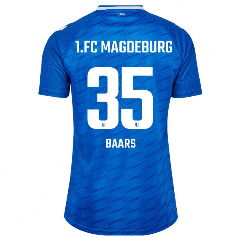 Danxen Dámské Magnus Baars #35 Modrá Bílá Domů Hráčské Dresy 2025/26 Dres