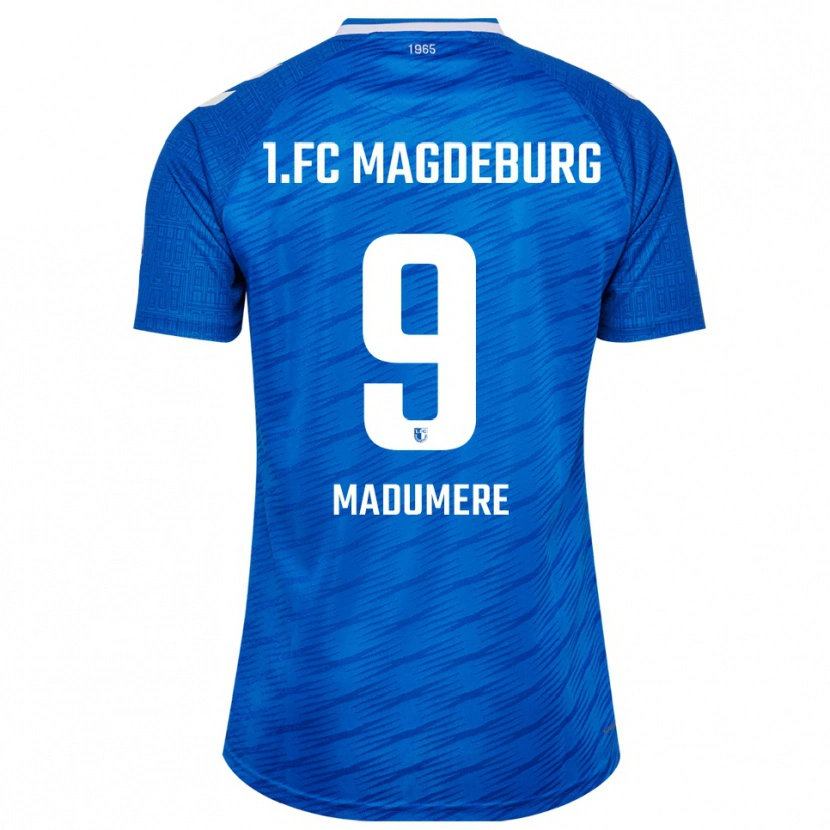 Danxen Dámské Kingsley Madumere #9 Modrá Bílá Domů Hráčské Dresy 2025/26 Dres