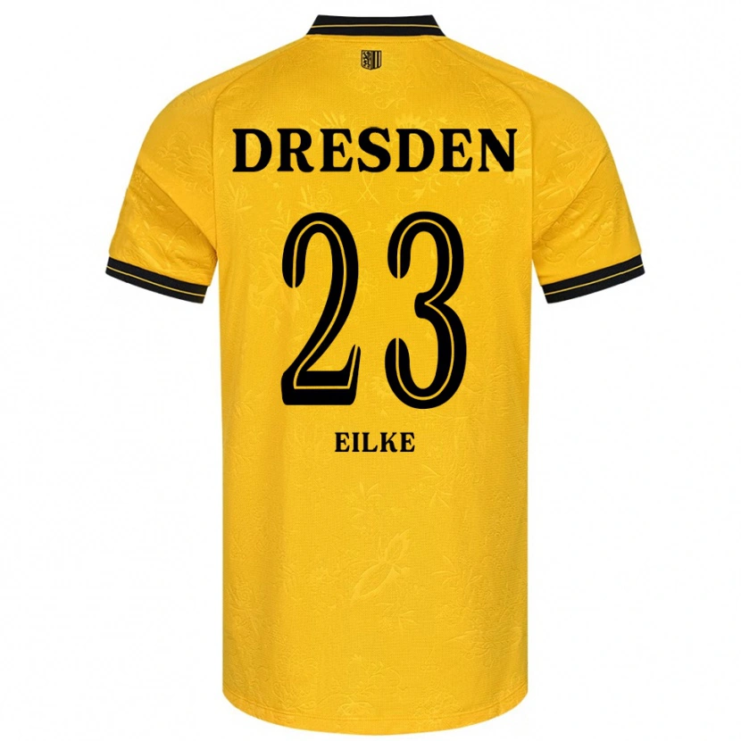 Danxen Dámské Lennox Eilke #23 Žlutá Černá Domů Hráčské Dresy 2025/26 Dres