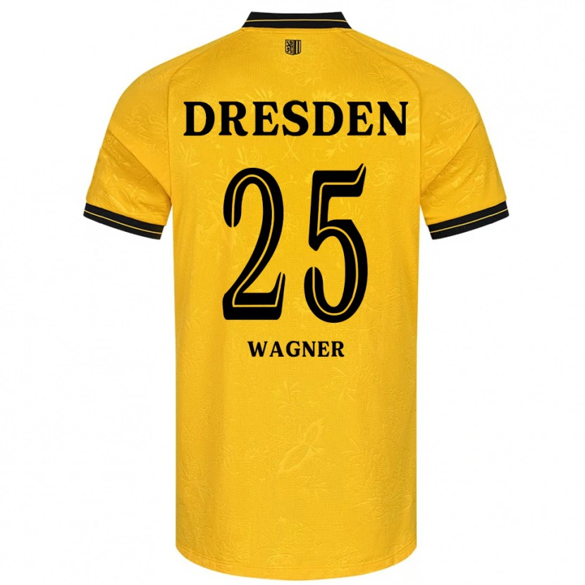 Danxen Dámské Noah Wagner #25 Žlutá Černá Domů Hráčské Dresy 2025/26 Dres