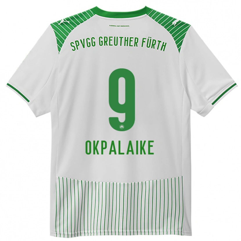 Danxen Dámské Joshua Okpalaike #9 Bílá Zelená Domů Hráčské Dresy 2025/26 Dres