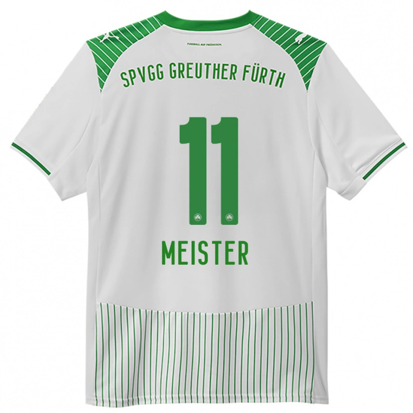 Danxen Dámské Christoph Meister #11 Bílá Zelená Domů Hráčské Dresy 2025/26 Dres