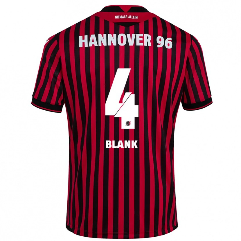 Danxen Dámské Hendry Blank #4 Červená Černá Domů Hráčské Dresy 2025/26 Dres