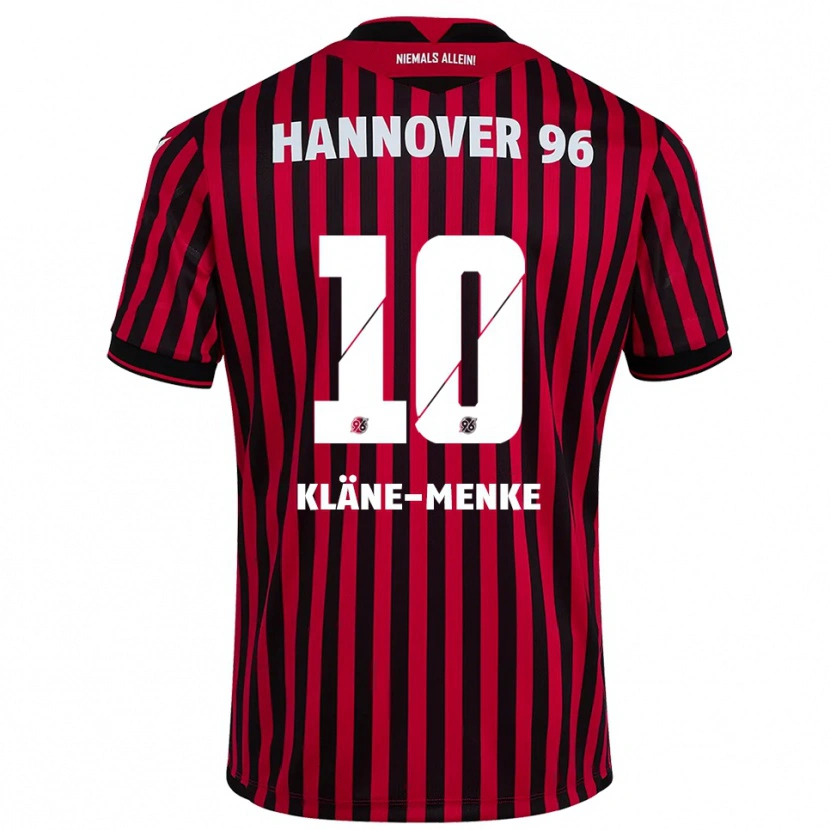 Danxen Dámské Pirmin Kläne-Menke #10 Červená Černá Domů Hráčské Dresy 2025/26 Dres
