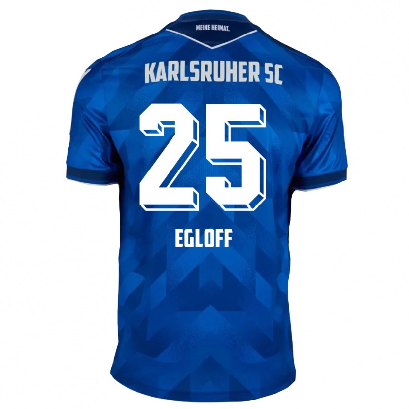 Danxen Dámské Lilian Egloff #25 Modrá Bílá Domů Hráčské Dresy 2025/26 Dres