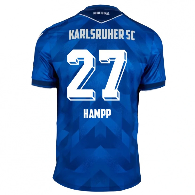 Danxen Dámské Noah Hampp #27 Modrá Bílá Domů Hráčské Dresy 2025/26 Dres