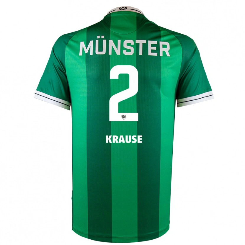 Danxen Dámské Moritz Krause #2 Zelená Bílá Domů Hráčské Dresy 2025/26 Dres