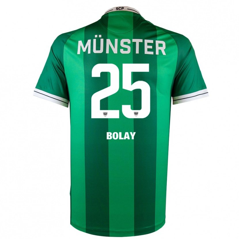 Danxen Dámské Luca Bolay #25 Zelená Bílá Domů Hráčské Dresy 2025/26 Dres