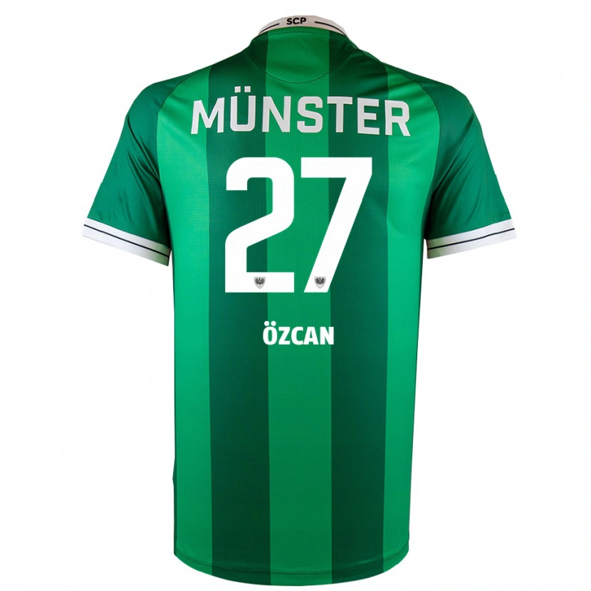 Danxen Dámské Kenan Özcan #27 Zelená Bílá Domů Hráčské Dresy 2025/26 Dres