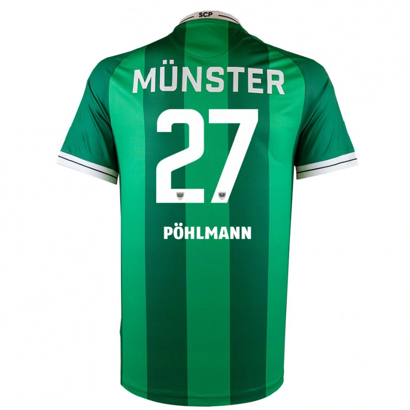 Danxen Dámské Phil Pöhlmann #27 Zelená Bílá Domů Hráčské Dresy 2025/26 Dres