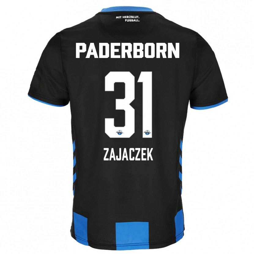Danxen Dámské Arne Zajaczek #31 Černá Modrá Domů Hráčské Dresy 2025/26 Dres