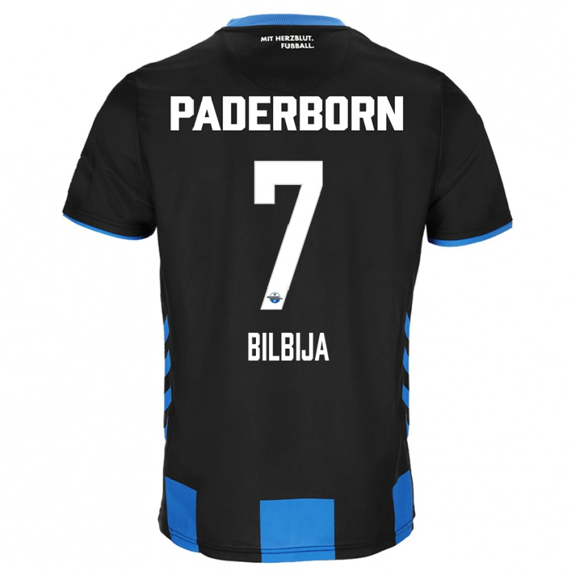 Danxen Dámské Filip Bilbija #7 Černá Modrá Domů Hráčské Dresy 2025/26 Dres