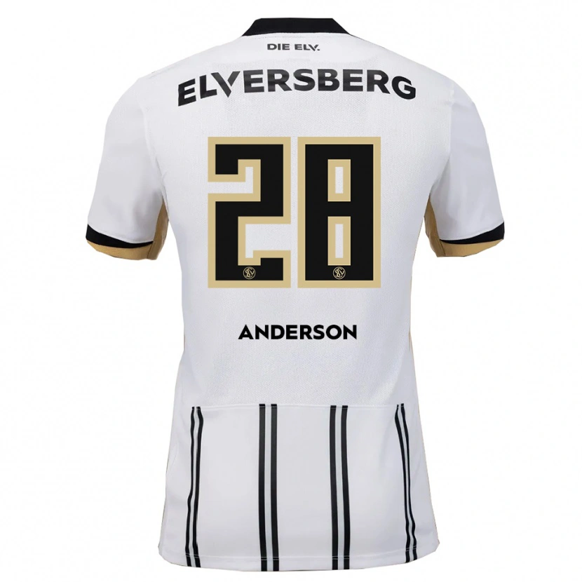 Danxen Dámské Mira Anderson #28 Bílá Černá Domů Hráčské Dresy 2025/26 Dres