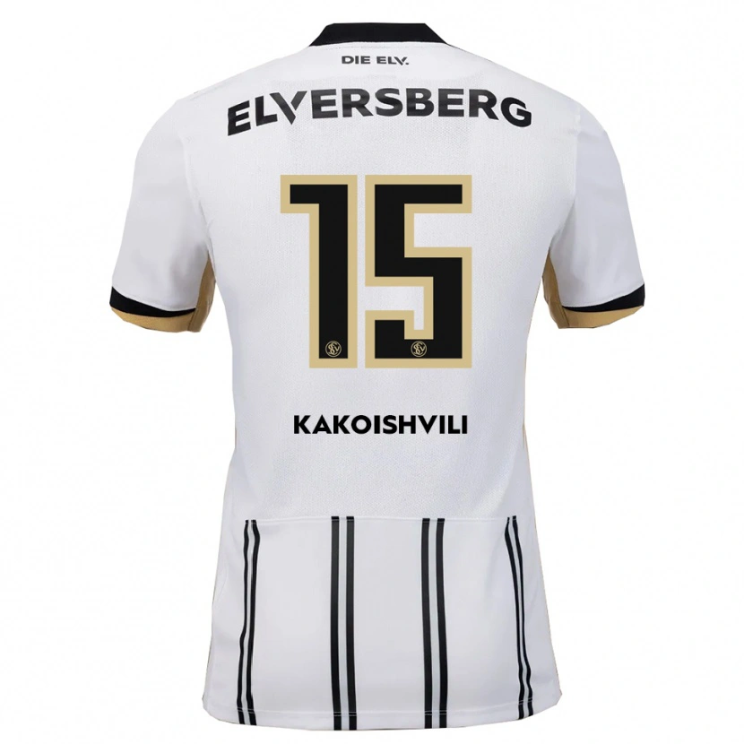 Danxen Dámské Dimitri Kakoishvili #15 Bílá Černá Domů Hráčské Dresy 2025/26 Dres