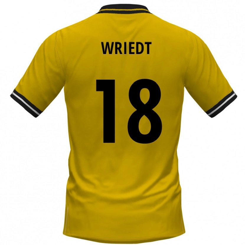 Danxen Dámské Kwasi Wriedt #18 Žlutá Černá Domů Hráčské Dresy 2025/26 Dres