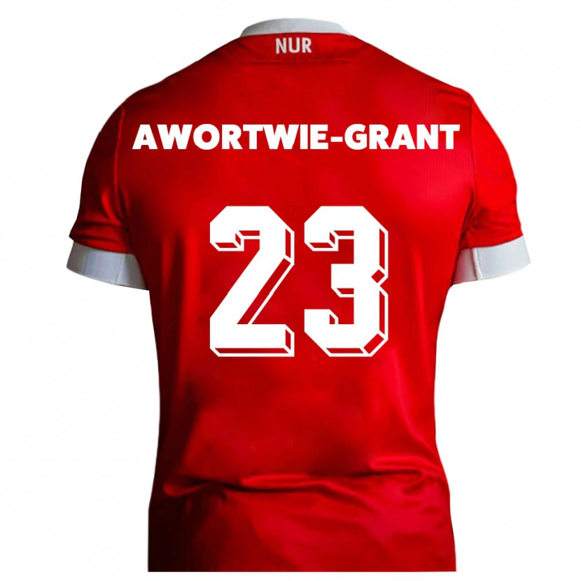 Danxen Dámské Nyamekye Awortwie-Grant #23 Červená Bílá Domů Hráčské Dresy 2025/26 Dres