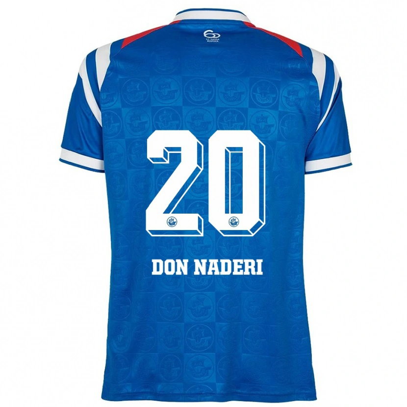 Danxen Dámské Ryan Naderi #20 Modrá Bílá Červená Domů Hráčské Dresy 2025/26 Dres