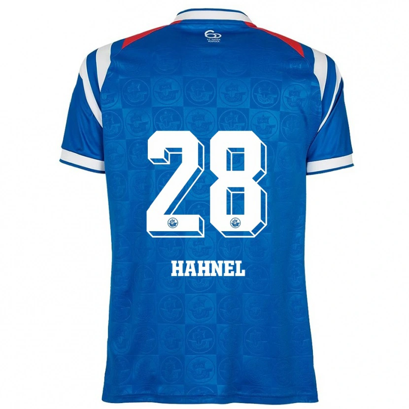 Danxen Dámské Julian Hahnel #28 Modrá Bílá Červená Domů Hráčské Dresy 2025/26 Dres