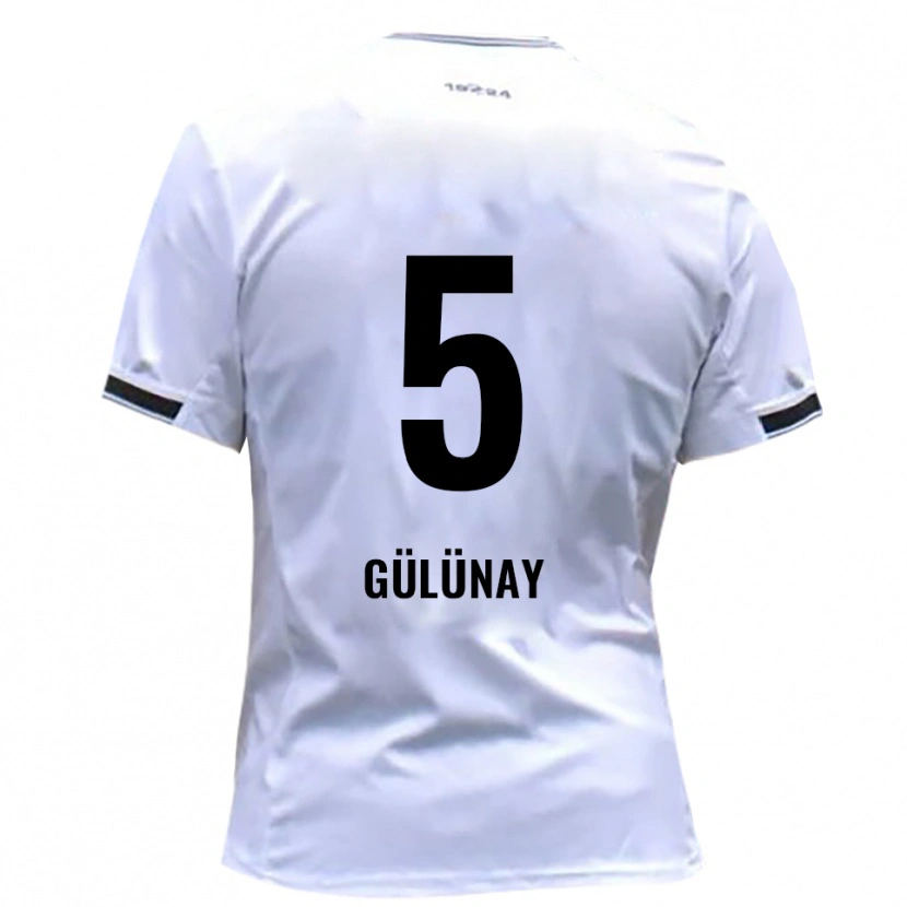 Danxen Dámské Louis Gülünay #5 Bílá Červená Domů Hráčské Dresy 2025/26 Dres