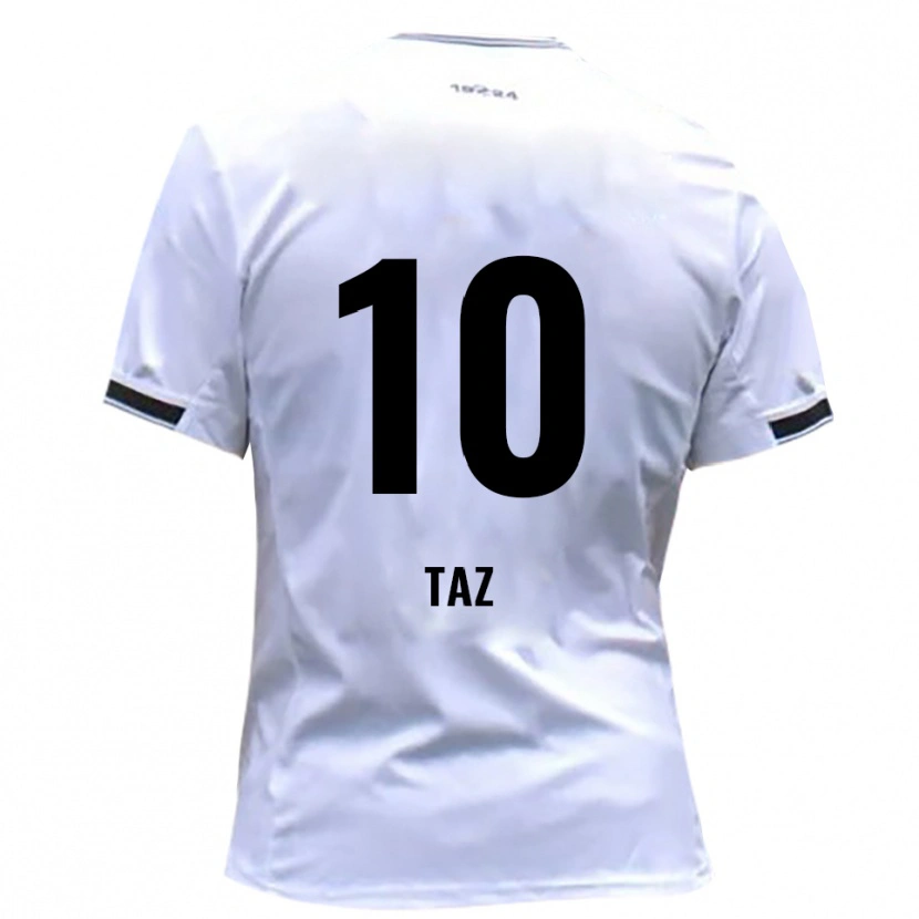 Danxen Dámské Berkan Taz #10 Bílá Červená Domů Hráčské Dresy 2025/26 Dres