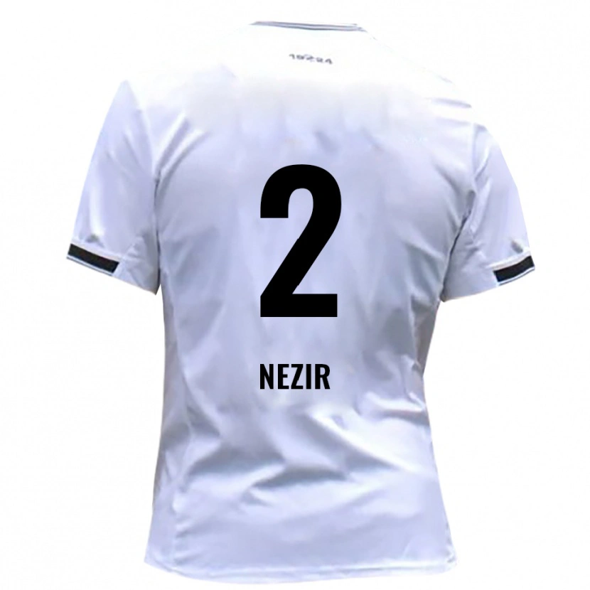 Danxen Dámské Adrian Nezir #2 Bílá Červená Domů Hráčské Dresy 2025/26 Dres