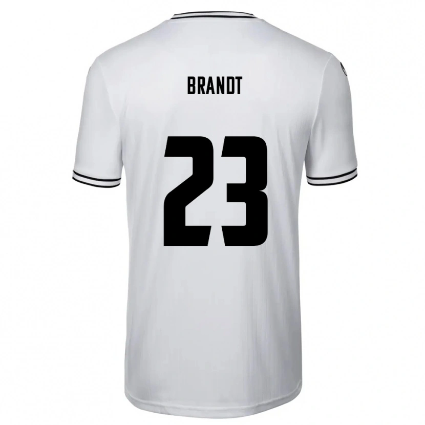 Danxen Dámské Max Brandt #23 Bílá Černá Domů Hráčské Dresy 2025/26 Dres