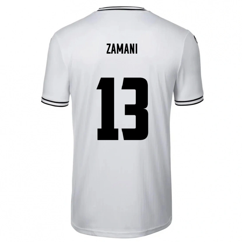 Danxen Dámské Erfan Zamani #13 Bílá Černá Domů Hráčské Dresy 2025/26 Dres