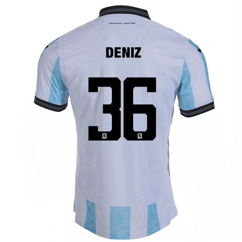 Danxen Dámské Tunay Deniz #36 Bílá Nebesky Modrá Domů Hráčské Dresy 2025/26 Dres
