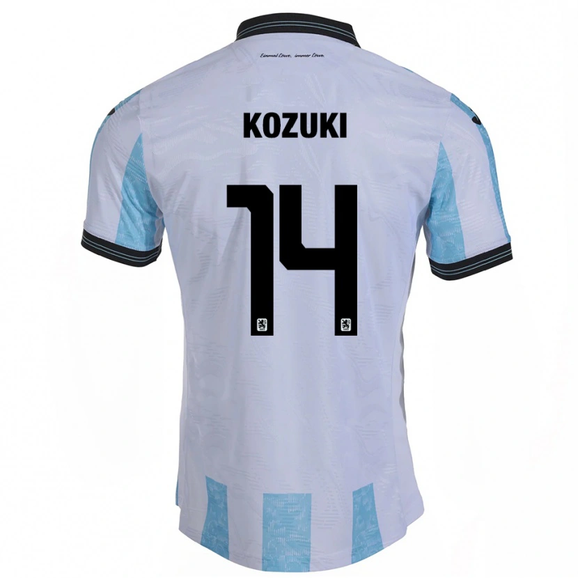 Danxen Dámské Soichiro Kozuki #14 Bílá Nebesky Modrá Domů Hráčské Dresy 2025/26 Dres