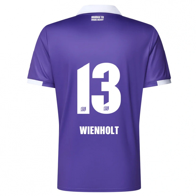 Danxen Dámské Paul Wienholt #13 Fialová Bílá Domů Hráčské Dresy 2025/26 Dres