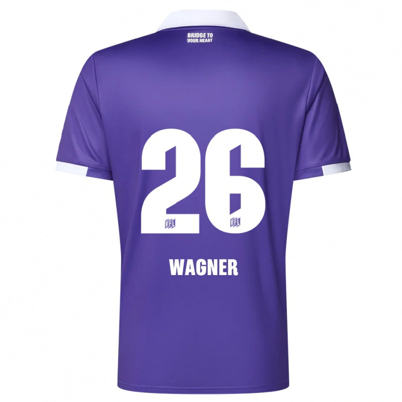 Danxen Dámské Fridolin Wagner #26 Fialová Bílá Domů Hráčské Dresy 2025/26 Dres