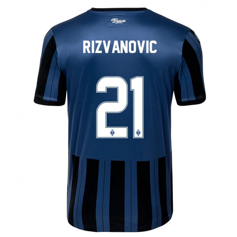 Danxen Dámské Adnan Rizvanovic #21 Modrá Šedá Černá Domů Hráčské Dresy 2025/26 Dres