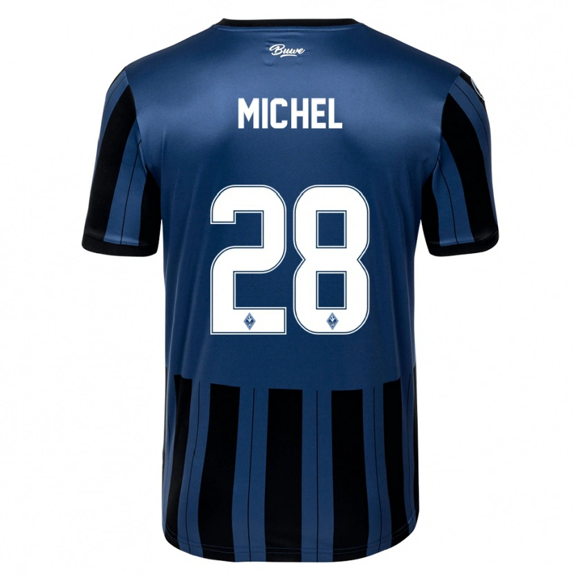 Danxen Dámské Diego Michel #28 Modrá Šedá Černá Domů Hráčské Dresy 2025/26 Dres