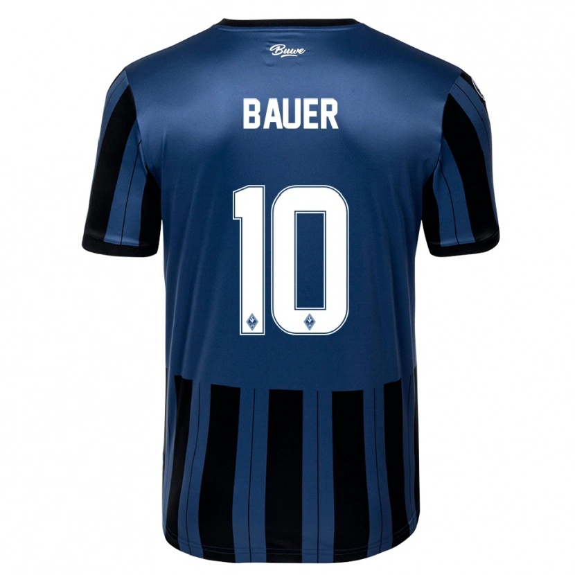 Danxen Dámské Milo Bauer #10 Modrá Šedá Černá Domů Hráčské Dresy 2025/26 Dres